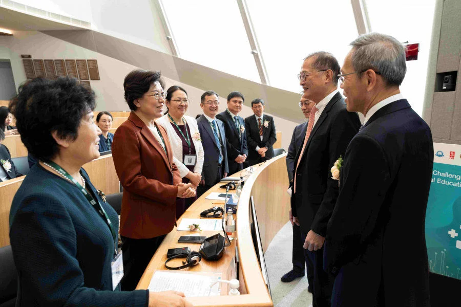國家教育部、國家衞健委領導親臨港大醫學院，並率領「中國精英教學醫院聯盟」代表團與醫學院師生共同探討醫學教育的新紀元。  