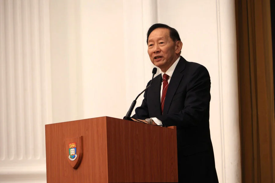 Dr Peter T.S. Wong, Chairman of HKU Council encouraged students and staff to embrace their dreams.