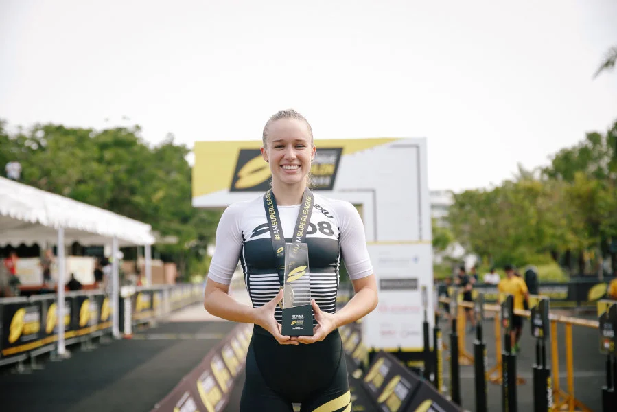 Brown Bailee Briana Hong Kong National Triathlete, Asian Games bronze medalist, ranked 13th junior in the world in Triathlete  (Photo credit: Brown Bailee Briana)