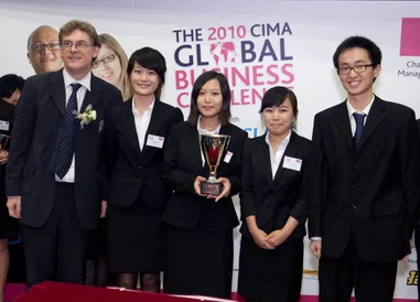 HKU Students Win the Hong Kong Regional Championship in CIMA Global Business Challenge 2010