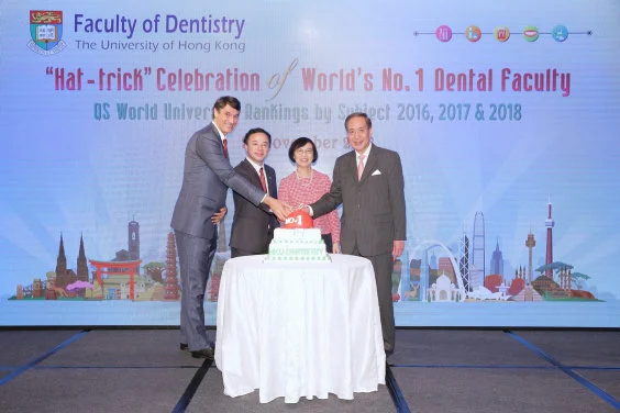 HKU Faculty of Dentistry Hosts “Hat-trick” Celebration of 
World’s No. 1 Ranking for Three Consecutive Years