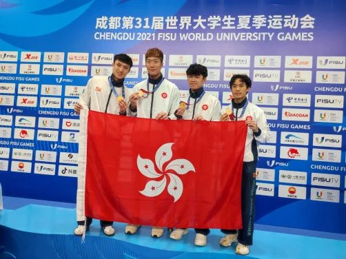 HKU Sports Scholars win one gold, one silver and three bronze medals at World University Games