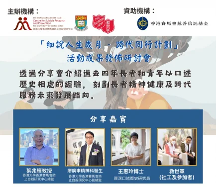 Seminar:  MIND - Me In a New Day Oral History Programme
