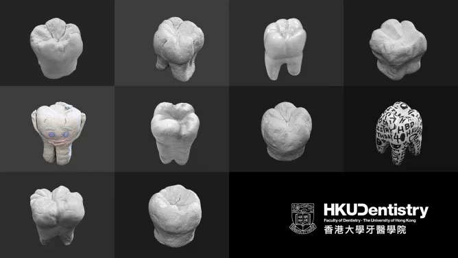 An online "Taste" of the Science, Art and Technology in Dentistry - 
Top ten creation of molar from clay by secondary students