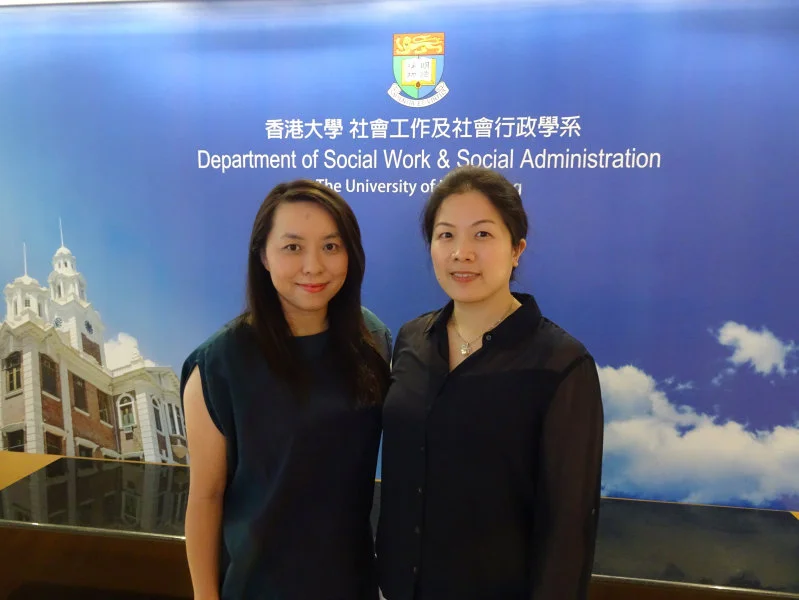 (left) Dr Celia Chan Hoi Yan Chan and Dr Victoria Hui Ka-Ying
