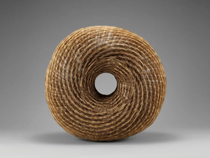 Connection Chikuunsai Tanabe IV (b. 1973) Sakai, Osaka Prefecture, 2018 Bamboo, 34.5 x 69 cm Image courtesy of the Ise Collection