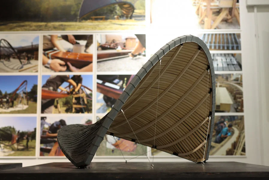 ‘KATENARA: Advanced Computational Methods for Low-Tech Timber Construction’ (photo credit: Building Simplexity Lab)