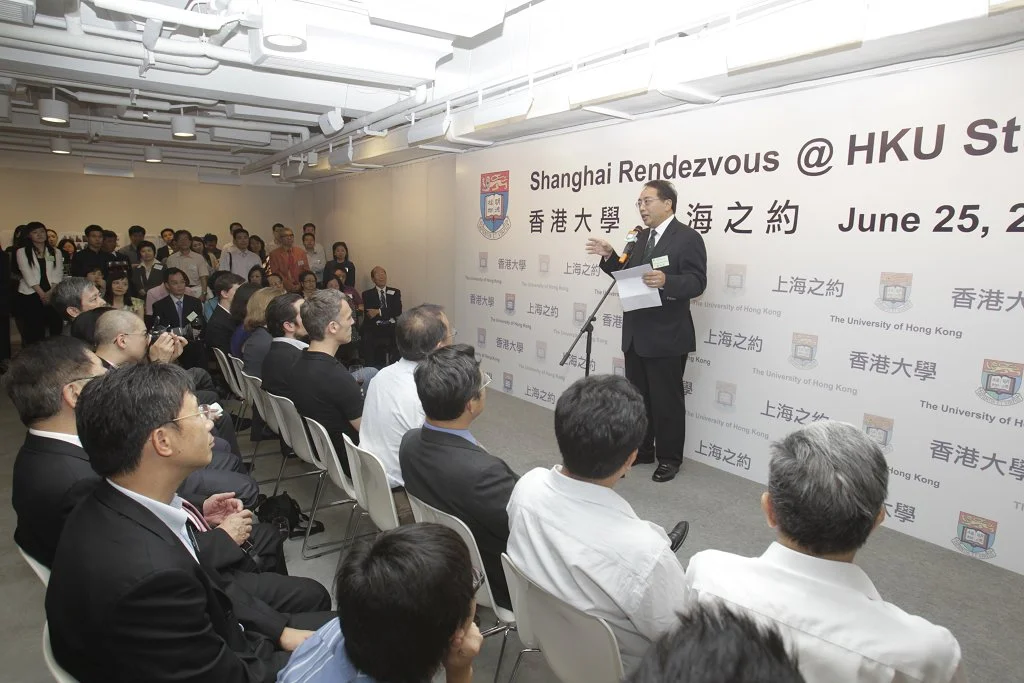 HKU Vice-Chancellor Lap-Chee Tsui met 400 alumni and friends at HKU Shanghai Study Centre