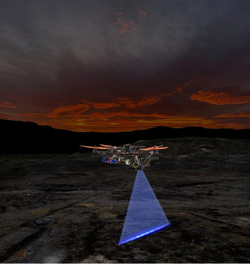 HKU-codeveloped automated laser-scanning ‘hunter drone’ 
seeks out fossils, minerals and biological targets