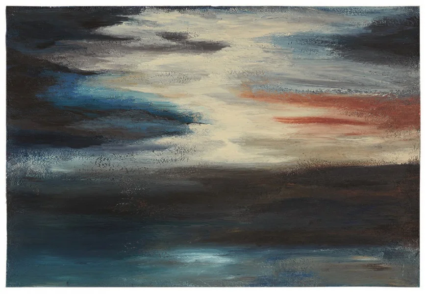 Expansive Evening Light  Mixed media on canvas2019 H.61.6 x W.91.5 x D.7.5cm Artist’s collection  