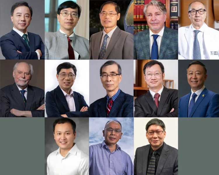 HKU academics named among the world's top researchers. (Upper row from left) Professor Xiang Zhang, Professor Kwok-Yung Yuen, Professor Guochun Zhao, Professor Alec Stone Sweet and Professor Tak Mak (Middle row) Professor Sir Fraser Stoddart, Professor Chi-Ming CHE, Professor Min SUN, Professor Chuyang TANG and Professor Peng GONG   (bottom row) Professor Hongjie Dai,  Professor Paul S. F. YIP and Professor GUAN Yi