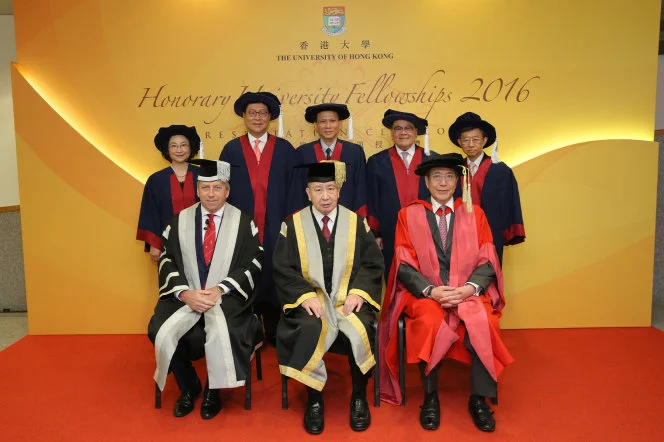 HKU presents Honorary University Fellowships to five distinguished individuals