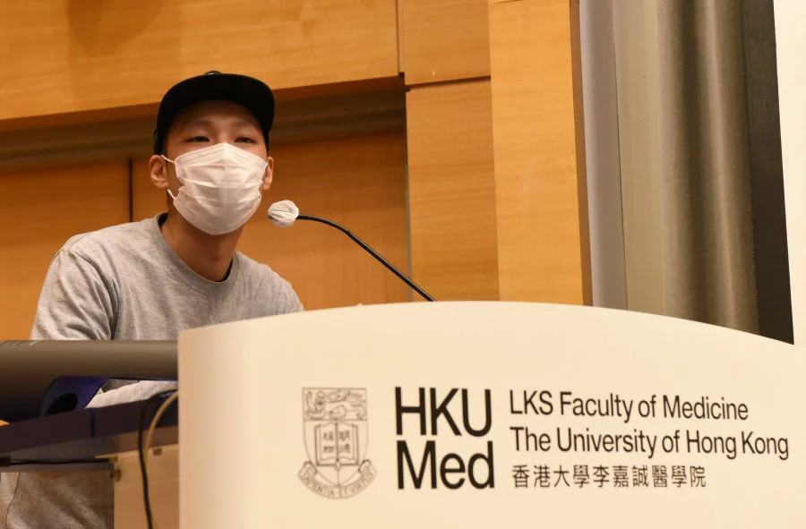 Mr Lau is the first leukaemia patient in Hong Kong who has successfully received CAR-T therapy.  
