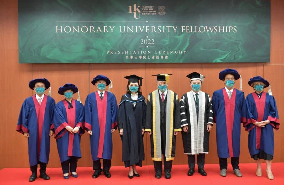 HKU presents Honorary University Fellowships to five distinguished individuals