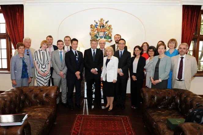 University of Glasgow delegation meets with HKU senior management