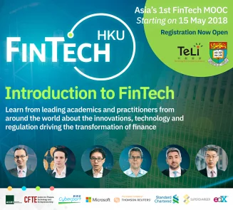 Learn about Blockchain, AI and Big Data via
HKU’s free MOOC in FinTech