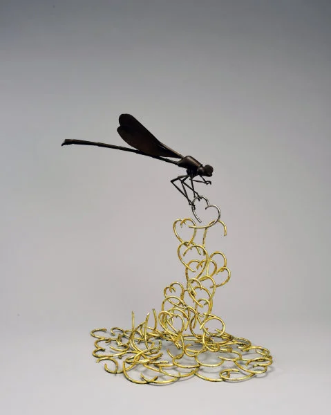 Good Omen Kensaku Aihara (b. 1969) Tokyo, 2017 Iron, bronze and gold, height 75 cm Image courtesy of the Ise Collection