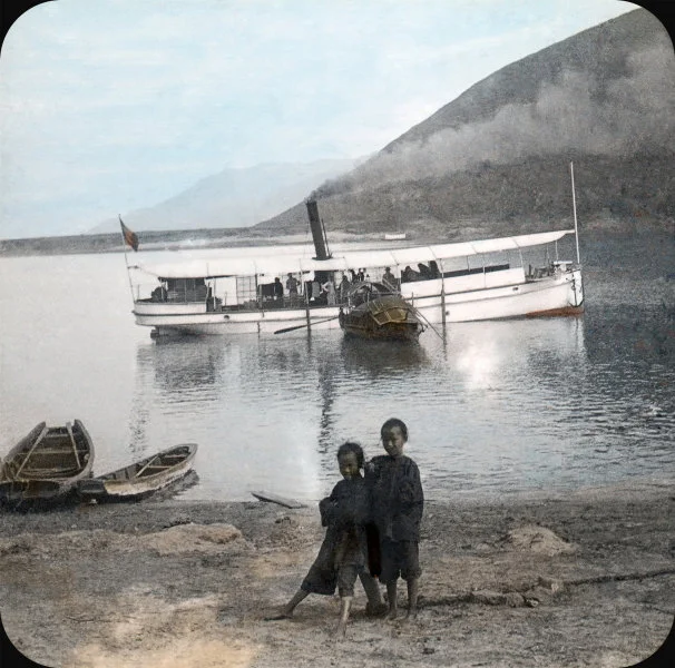 Steamer on the West River (Xijiang) Dezső Bozóky  Guangdong  1908 ©Ferenc Hopp Museum of Asiatic Arts, Budapest 2020