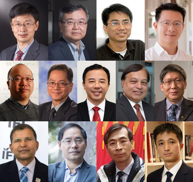 Top row, left to right: Professor Kevin ZHOU Zheng (Economics & Business), Professor ZHANG Tong (Environment and Ecology), Professor YIU Siu Ming (Cross-Field) and Dr HUANG Kaibin (Computer Science) Second row, left to right: Professor James LAM (Engineering), Professor Dennis Y. C. LEUNG (Engineering), Professor Xiang ZHANG (Physics), Professor Joseph S. M. PEIRIS (Cross-Field) and Professor GUAN Yi (Cross-Field) Third row, left to right: Professor Nagendra P. SHAH (Agricultural Sciences), Professor ZHAO Guochun (Geosciences), Professor SUN Min (Geosciences) and Professor YAO Wang (Physics)   