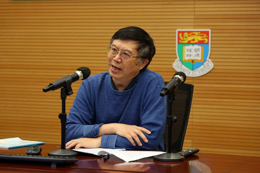 Professor Yuguo Li speaking at HKU COVID-19 talk 2020  