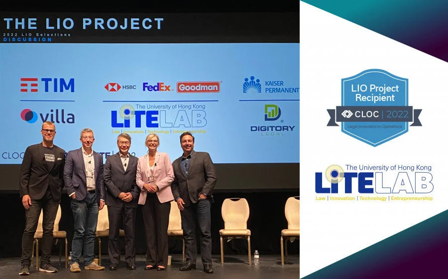 LITE Lab@HKU Receives Asia-Pacific’s first Prestigious International Industry Award for Legal Innovation in Operations  