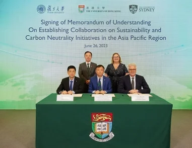 The University of Hong Kong, Fudan University, and The University of Sydney Join Forces to Strengthen Sustainability Research and Education