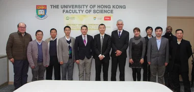 HKU signs agreement with TCL on 
Innovative Research Fund for Science 80th Anniversary
