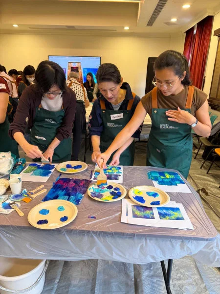 Mentors co-created a themed artwork with their mentees.  