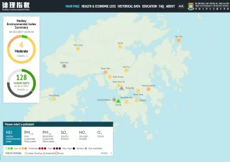 HKU School of Public Health Launches 
New Version of Hedley Environmental Index
Better Inform and Assist the Public to Interpret Air Pollution Levels