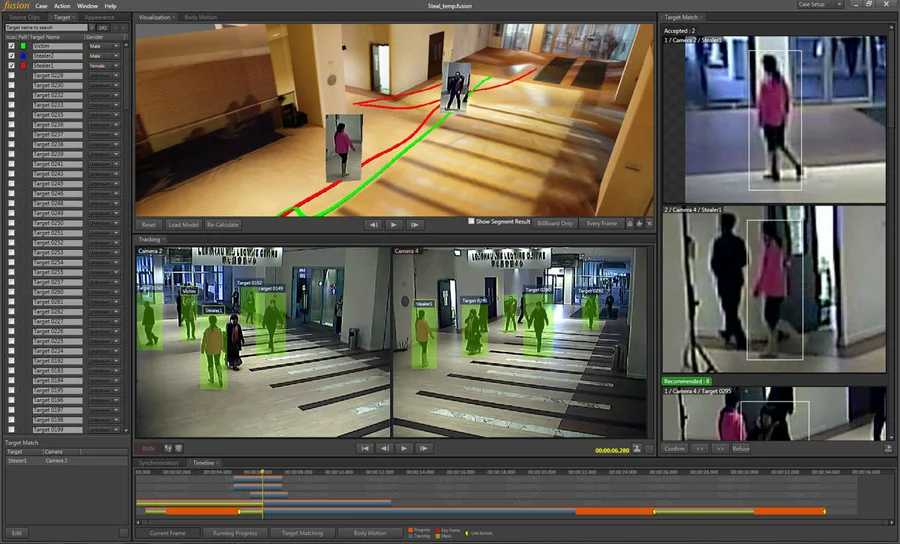Tracking targeted individuals and their paths of movement