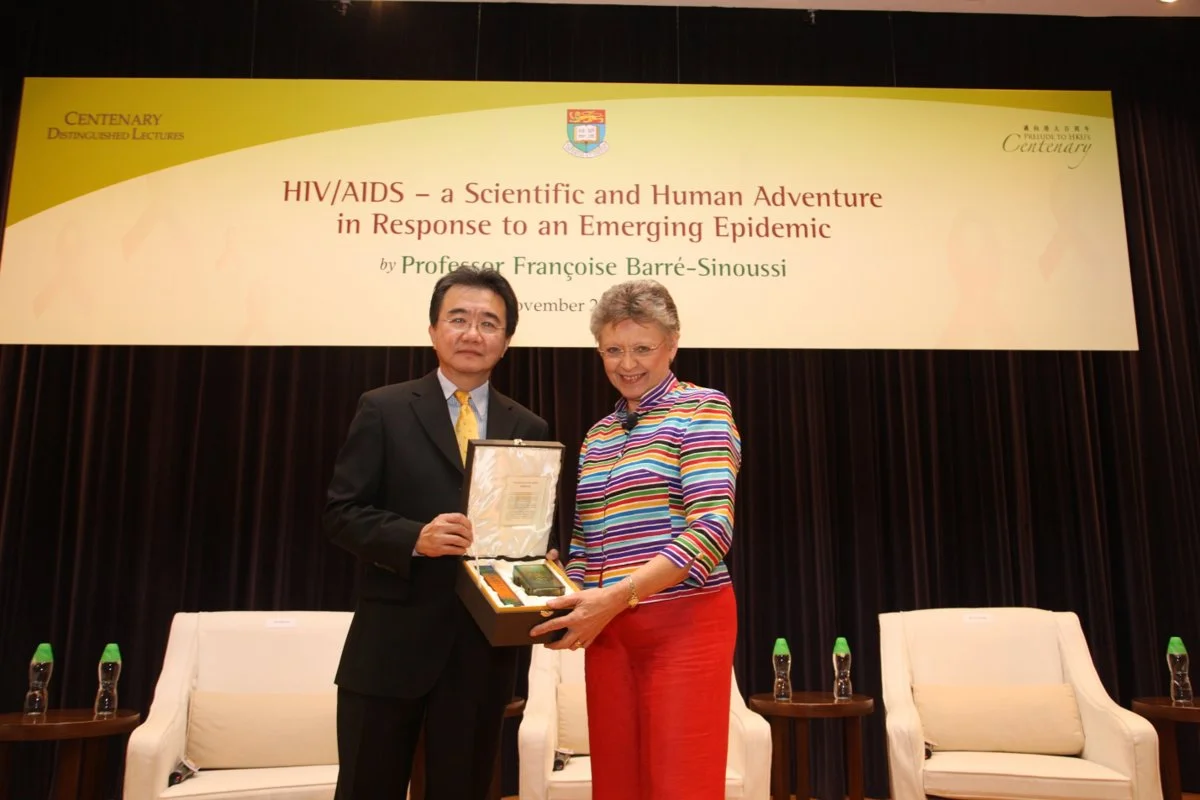 Nobel Laureate Professor Françoise Barré-Sinoussi delivers the second Centenary Distinguished Lecture