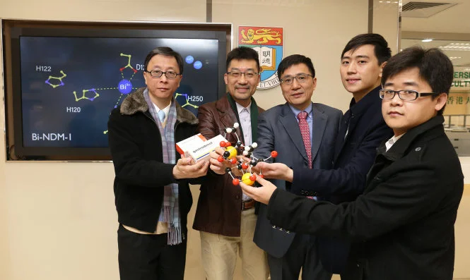 A novel solution to antimicrobial resistance — HKU medical chemists discover peptic ulcer treatment metallodrug effective in “taming” superbugs