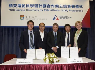 HKU and HKSI collaborate to enhance dual career pathways for elite athletes