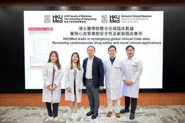HKUMed leads in synergising global clinical trials data: 
Reviewing cardiovascular drug safety and novel clinical applications