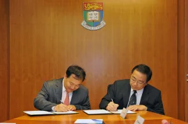 HKU and the China Council for International Cooperation 
on Environment and Development sign Memorandum of 
Understanding for cooperation on environmental issues