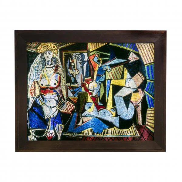 Women of Algiers (Les femmes d’Alger) Roger Malherbe-Navarre (Les Gemmaux de France studio) After Pablo Picasso 1954–1957 Gemmail H. 110 cm x W. 143 cm Private collection (Photograph courtesy of Sean Baylis)