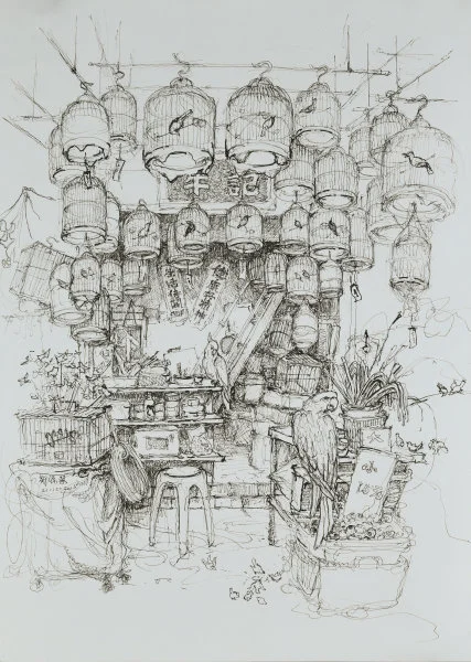 Untitled Eddie Chau (1945–2020) 2015 42 x 60 cm Felt Pen Gift of Eddie Chau’s Family HKU.P.2024.2659.141