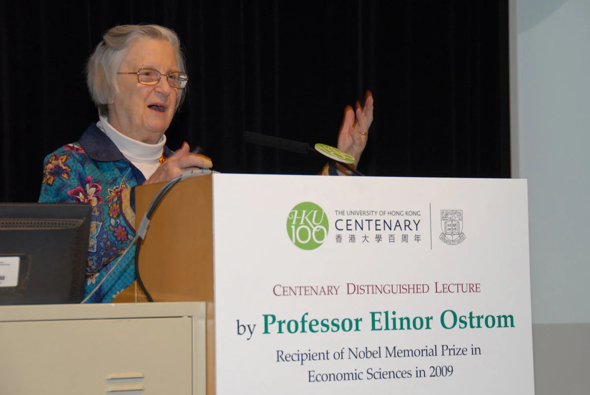 Nobel Laureate Professor Elinor Ostrom gives Centenary Distinguished Lecture: Rethinking Environmental Protection and Politics