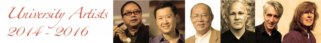 HKU Faculty of Arts appoints six highly respected individuals as 
University Artists for 2014-2016