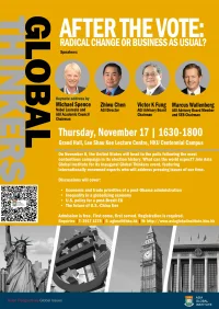 Asia Global Institute Launches Global Thinkers Series with
After the Vote: Radical Change or Business as Usual?