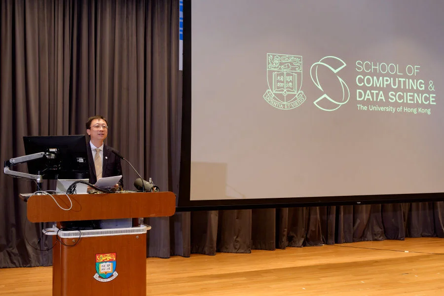 Professor Yi MA remarked that the School of CDS has been forging strategic partnerships with leading universities, research institutions, and industry, as well as organisations in the Greater Bay Area.  