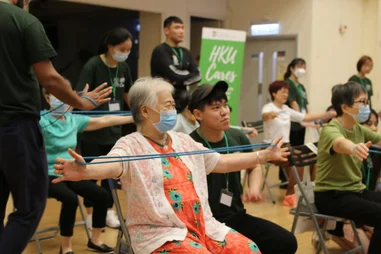 HKU Students Sports Ambassadors foster community inclusiveness and healthy aging through sports