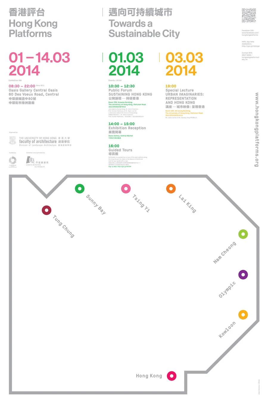 HKU Landscape Architecture to present  “Hong Kong Platforms: Towards a Sustainable City” Exhibition, forum and guided tours for the public on March 1, 2014