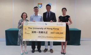 The HKU Sau Po Centre on Ageing receives a million dollar donation
to support academic initiatives in dementia care