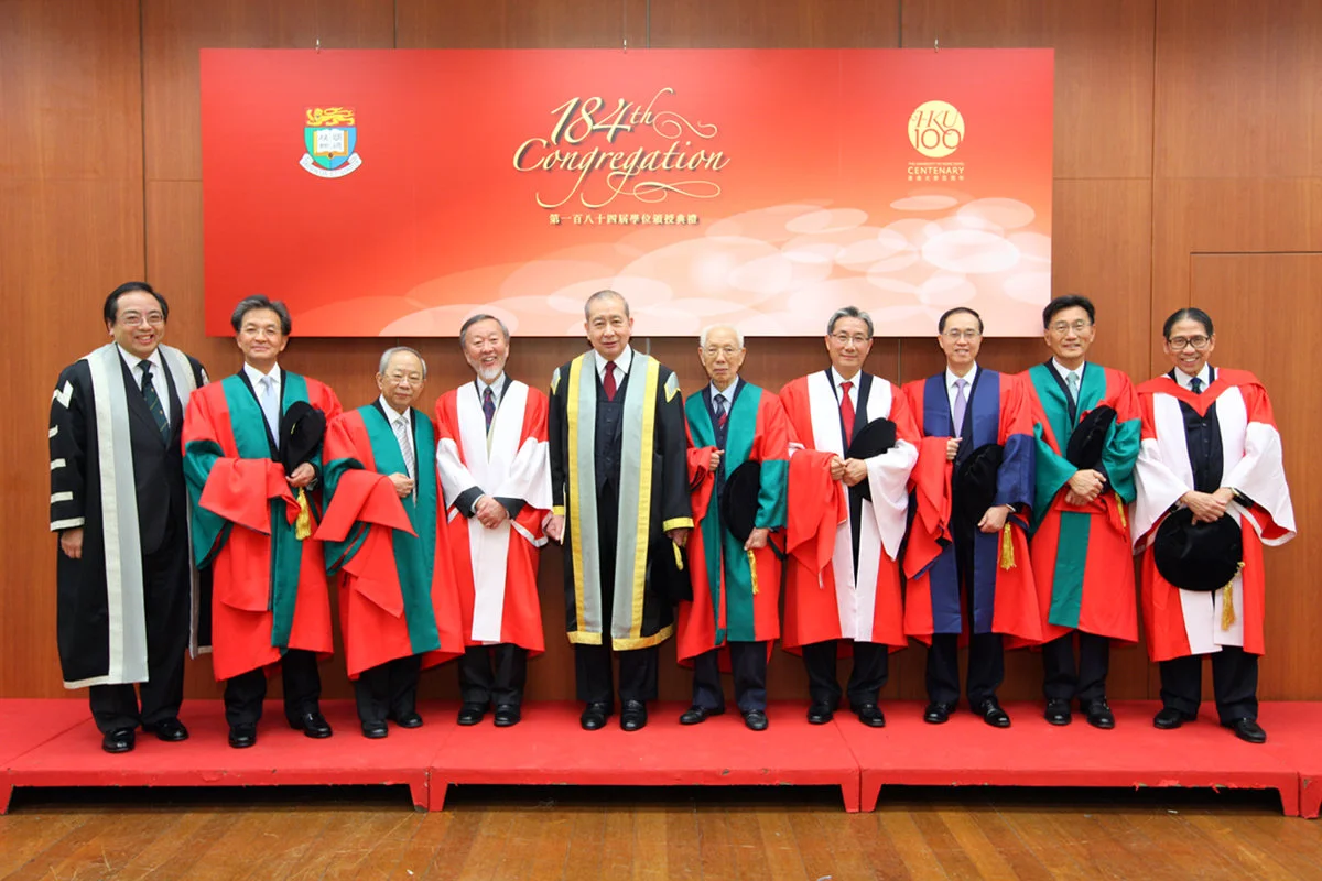 HKU awards seven Honorary Graduates at 184th Congregation