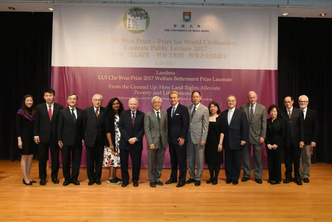 LUI Che Woo Prize – Prize for World Civilisation 2017 
Welfare Betterment Prize Laureate Public Lecture