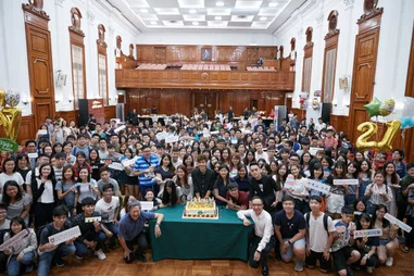 HKU “Children of 1997” Birth Cohort Study promotes public health policy research and epidemiological development in Asia for 21 years 
Celebrates birthday with Birth Cohort participants
