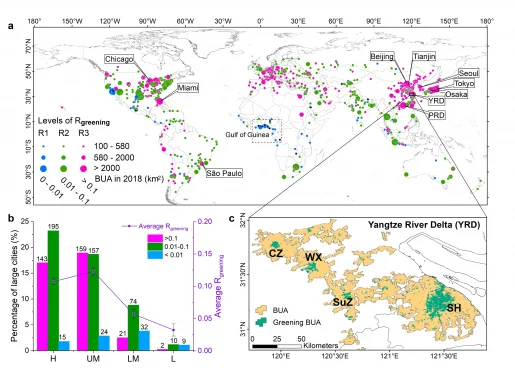 HKU Engineering scholar reveals in first global study hugely uneven urbanization among large cities in the last two decades