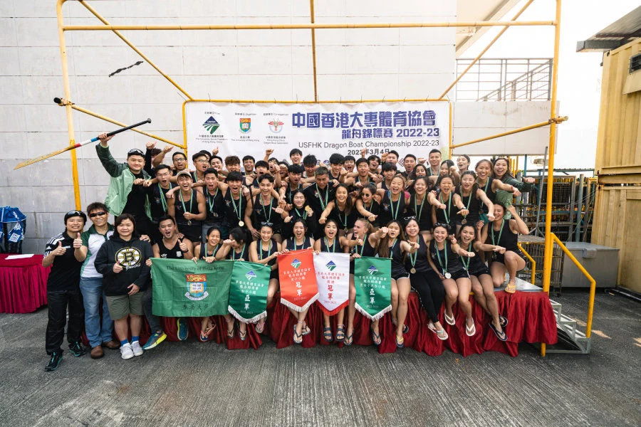 HKU Dragon Boat Team wins Overall Championship at intercollegiate dragon boat competition
