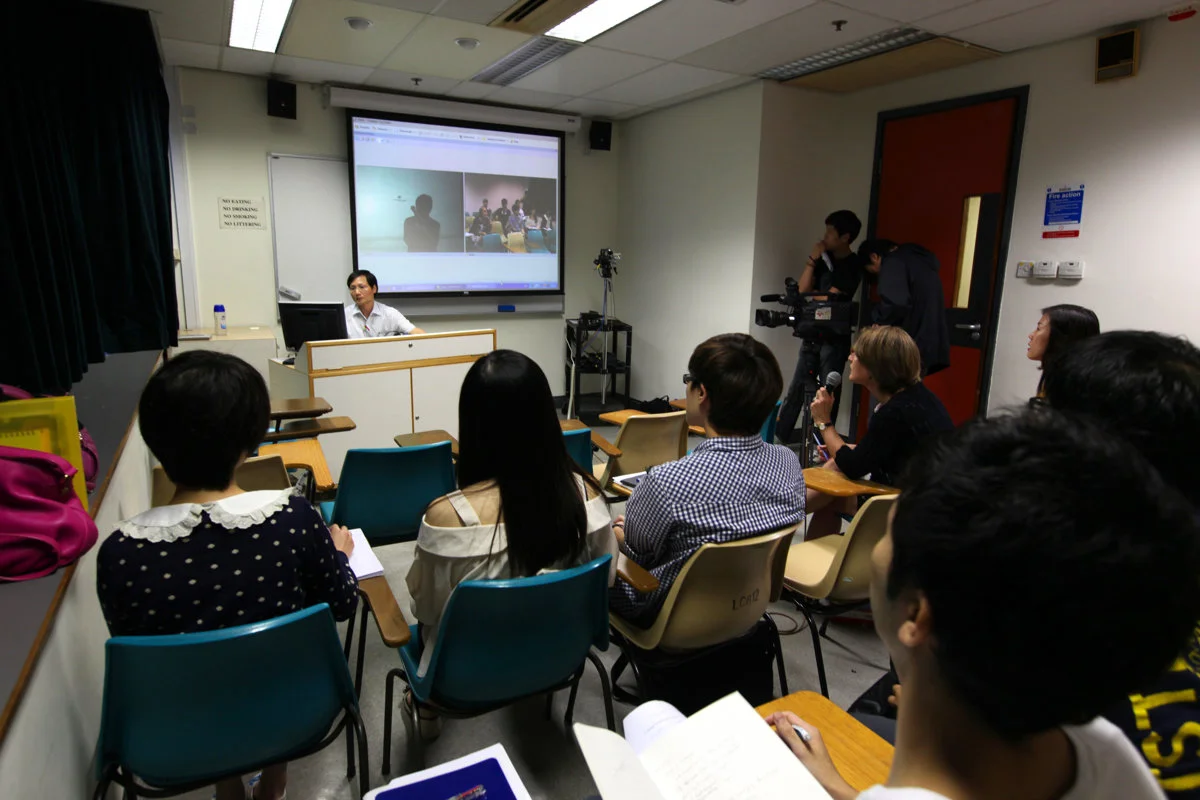 HKU students link up via internet with Ewha Womans University students for new Korean Studies courses